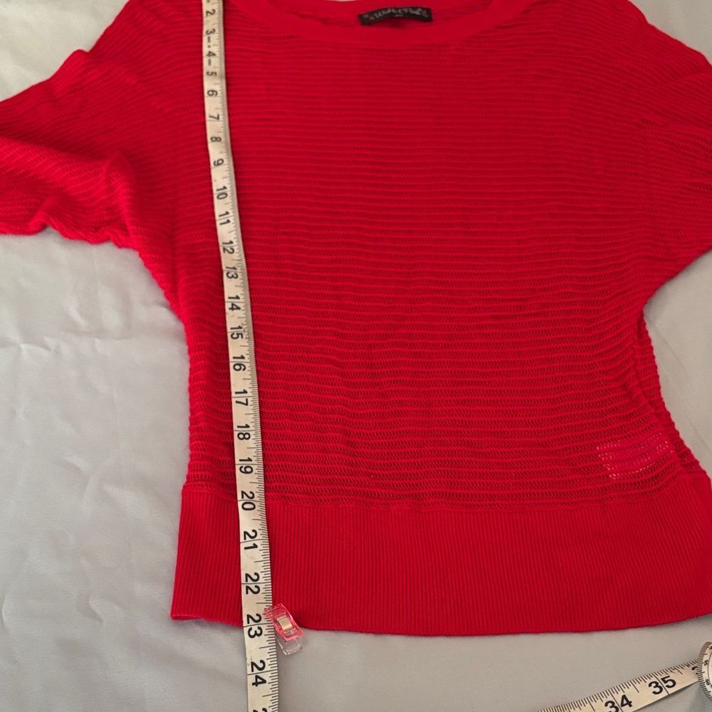 Wishful Park Red Women's Blouse - Picture 4 of 6